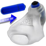 Hünkyjunk REVSLING Vibrating Cocksling Clear Ice Cene