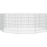  Ograda za životinje s 10 ploča 54 x 60 cm od pocinčanog željeza | shoptok.hr