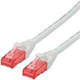 Roline 21.15.2561 RJ45 omrežni kabel\, patch kabel cat 6 u/utp 1.00 m bela 1 kos, (20420226) | Shoptok.si