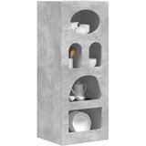  Strani šal Betonsko siva 40 x 35 x 100,5 cm Konstruiran les, (5000107702) | Shoptok.si