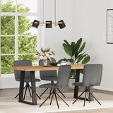 vidaXL Jedilni stoli 4 kosi temno sivo blago | Shoptok.si