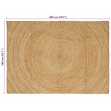  Tepisi za područja Prirodna 140 x 200 cm Juta | shoptok.hr