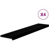 vidaXL Podloge za stopnice 4 kosi rjave 120x30x2 cm trdna hrastovina, (22013081) | Shoptok.si