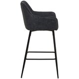 MID.YOU BARSKI STOL, siva, črna | Shoptok.si