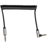  KRUGER&MATZ Spiralni audio kabl 3.5mm, ugaoni na pravi konektor, dužina 1.8 m, model KM1243 | Eponuda.com