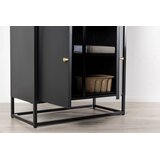 Venture Home vitrina Bakal 41 × 190 × 80 cm, crna | shoptok.hr