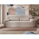 ELTAP Bež žametna raztegljiva/s prostorom za shranjevanje sedežna garnitura 236 cm Elioss – | Shoptok.si