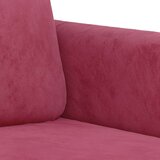 vidaXL Sedežna garnitura 2-delna vinsko rdeč žamet, (20911059) | Shoptok.si