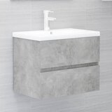 vidaXL Ormarić za umivaonik siva boja betona 60 x 38,5 x 45 cm iverica Cijene