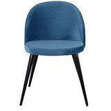 Venture Home Velvet blagovaonska stolica, plava, set od 2 | shoptok.hr