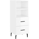 Maison Chic Komoda - Predalnik visok sijaj bela 34,5x34x90 cm inženirski les, (21720735) | Shoptok.si