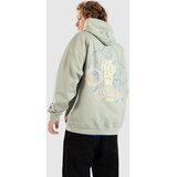 Dravus Souveneir Upcycle Pulover s kapuco sage Cene