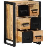 vidaXL Bivak 50x35x70 cm Masivni neobdelan les Mango | Shoptok.si