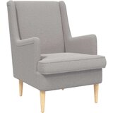  Fotelja Svijetlo siva Vuna | shoptok.hr