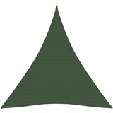 vidaXL Senčno jadro 160 g/m² temno zeleno 4x5x5 m HDPE Cene