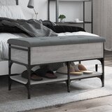 vidaXL Klop za čevlje siva sonoma 82x42x45 cm inženirski les, (21060467) | Shoptok.si