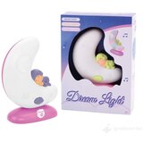 RAZNO Noćno svetlo za bebe MESEC - ROZE | ePonuda.com