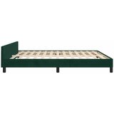  Okvir za krevet bez madraca tamnozeleni 160x200 cm baršunasti | shoptok.hr