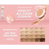 TIRTIR Mask Fit Aura Cushion Mini matirajoči tekoči puder v gobici odtenek 24W Soft Beige 4.5 g | Shoptok.si