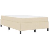  Krevet s opruga kutije Krema 120 x 190 cm tkanina | shoptok.hr