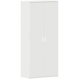 vidaXL Omara za čevlje Bela 80x39x180 cm Inženirski les | Shoptok.si