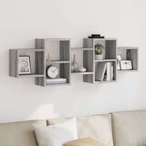 vidaXL Zidna polica boja hrasta sonome 129x18x42 cm konstruirano drvo | shoptok.hr