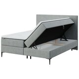 MESONICA Siva boxspring postelja s prostorom za shranjevanje 160x200 cm Bufo – | Shoptok.si
