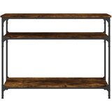  Konzolni stol boja hrasta 100x29x75 cm od konstruiranog drva | shoptok.hr