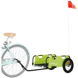 Kolesarska prikolica zelena oxford tkanina in železo | Shoptok.si