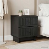  Noćni ormar 2 pcs Crna 43 x 34,5 x 47,5 cm Konstruirano drvo | Eponuda.com