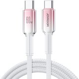 Joyroom KABEL S-A42 CRYSTAL-CLEAR SERIES 60W USB-C NA USB-C 1,2M BEL, (22070589) | Shoptok.si