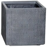  Cvetlični lonec Mango (30 x 30 x 29 cm, vlaknena glina, antracit) | Shoptok.si