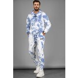 Madmext Sports Sweatsuit Set - Blue - Relaxed fit Cene