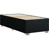  Krevet s oprugama i madracem crni 100 x 200 cm od tkanine | shoptok.hr