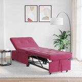  Krevet na razvlačenje Vinska crvena 194 x 67 x 82 cm Baršun | shoptok.hr