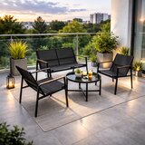  Set vrtnega pohištva GALA 4u1 - črna | Shoptok.si