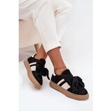 Boto Women's Sneakers With Suede Bow Black Ashlyn Cijene