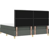  s opruga kutije Tamno siva 200 x 200 cm tkanina | shoptok.hr
