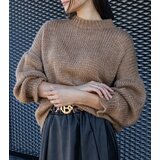 Gemre Brown asymmetric oversized sweater Castia | shoptok.hr