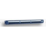 EMITER NET PANEL 19, 24XRJ45 UTP CAT.6 (1U) WITH SHELF, BLUE (POE) | shoptok.hr