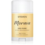 Steve's DEO PURE Morava trdi deodorant brez aluminijevih soli 60 g Cene