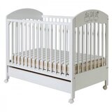 Bambino krevetić Gloria, bijeli, sa fiokom Cijene