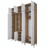 Woody Fashion EA121 - 2765 walnutwhite hall stand | ePonuda.com