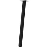 vidaXL noge za mizo za kavo 4 kosi črna 72 cm jeklo | Shoptok.si