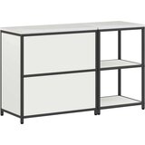 vidaXL Kuhinjski set za shranjevanje 2 pcs Bela 150 x 50 x 92 cm | Shoptok.si