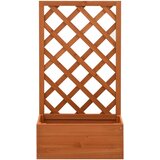  Vrtna sadilica s rešetkom narančasta 50x25x90 cm od jelovine | Eponuda.ba