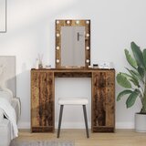 vidaXL stari les obnovljen les standard ogledalo vanity enota | Shoptok.si