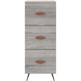 vidaXL Visoka omara siva sonoma 34,5x34x180 cm inženirski les | Shoptok.si