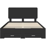  Okvir za krevet Crna 140 x 190 cm Konstruirano drvo | shoptok.hr
