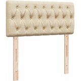  Otomanski okvir kreveta s madraca krem 90x190cm od tkanine | shoptok.hr